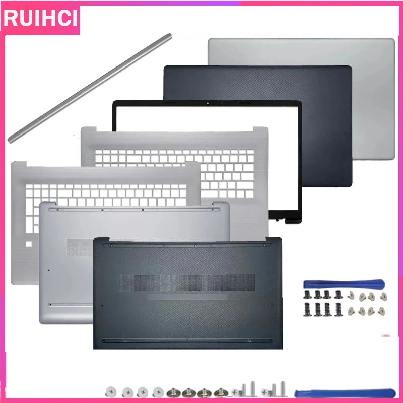 For HP 17-CN 17-CP TPN-L140 470 G8 G9 New Laptop LCD Back Cover Front Bezel Upper Palmrest Bottom Base Case Hinges M58382-001