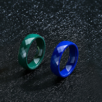 1 Piece Large Size 13 14 15 Men's Ceramic Ring  - Stylish and Hypoallergenic Men Rings 6mm-Wide