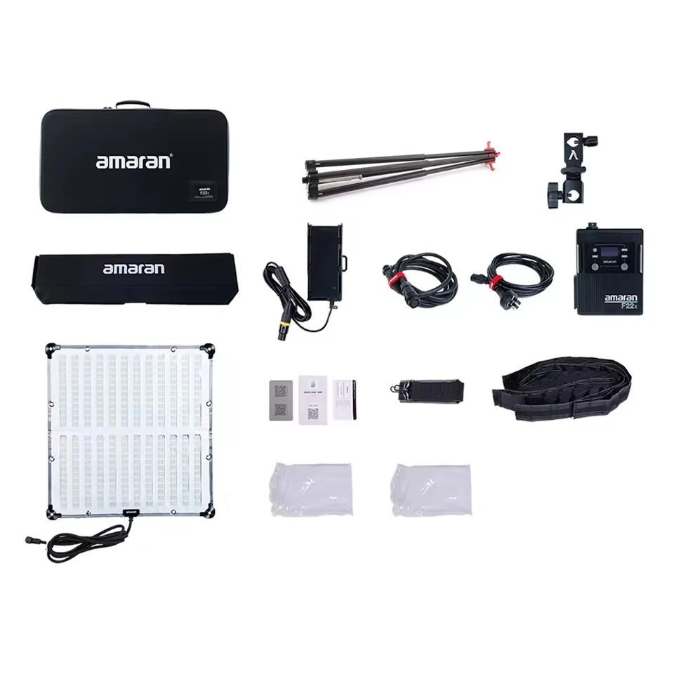 Amaran F22x Bi-color 200W Output Flexible LED Mat Video Light for Photography Ultra-thin Fabric Lamp by Aputure CRI 95+ TLCI 98+