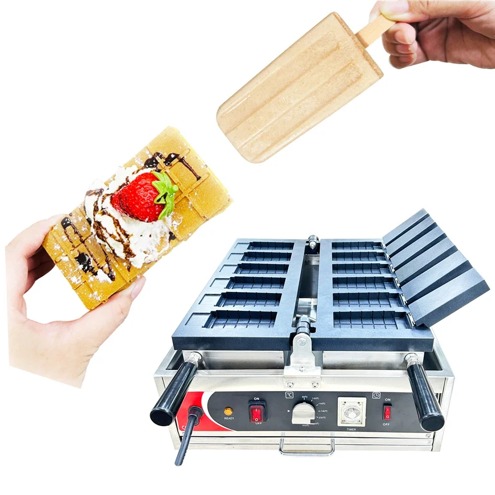 Commercial Custom Pop 110V Ice Cream Stick Waflera Machines For Small Business Waffle Popsicle Machine