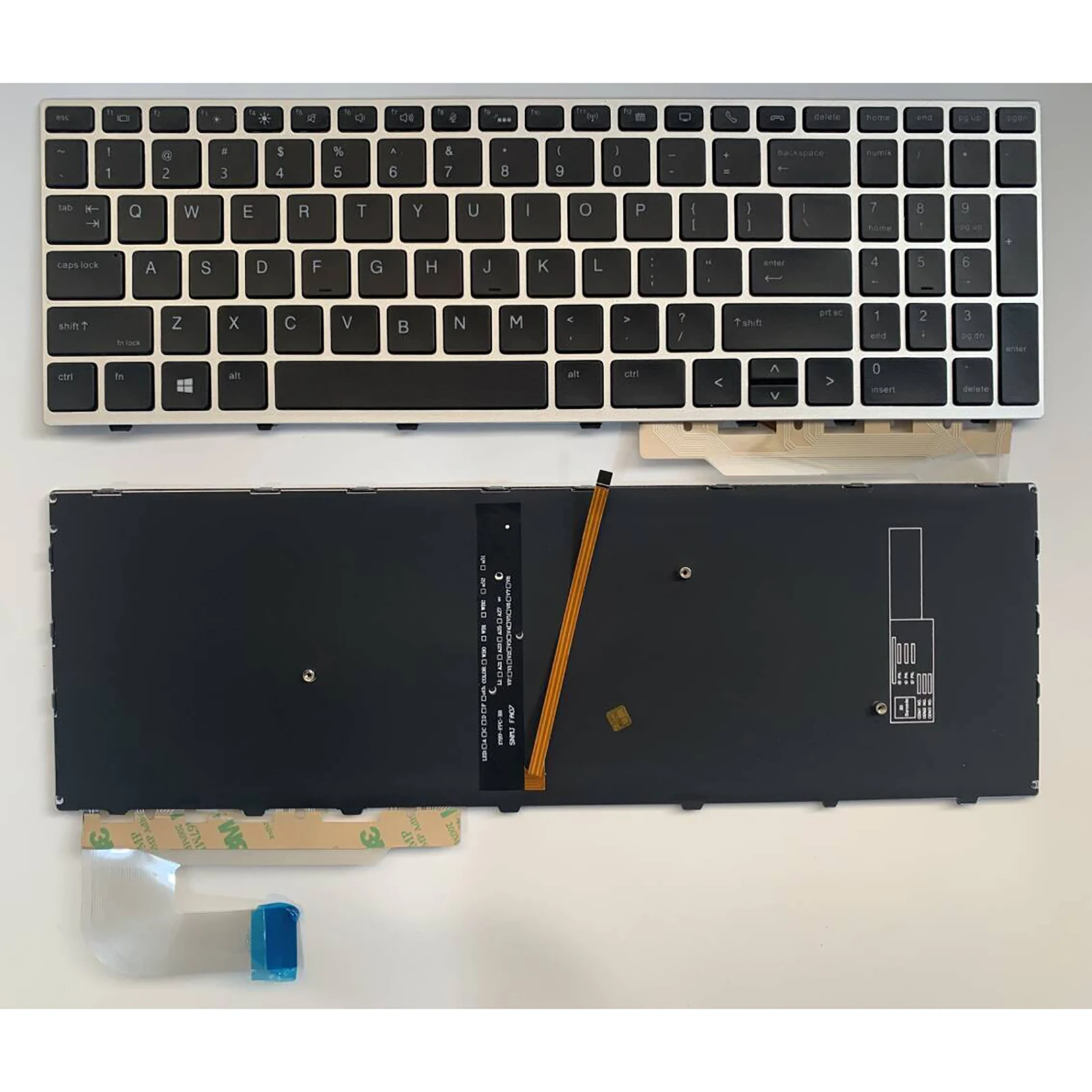Diseño estadounidense para HP 855 850 G5 855 850 G6 750 755 G5 ZBook 15U G5 ZBook 15U G6 HSN-I24C-5 HSN-I13C-5 teclado para ordenador portátil