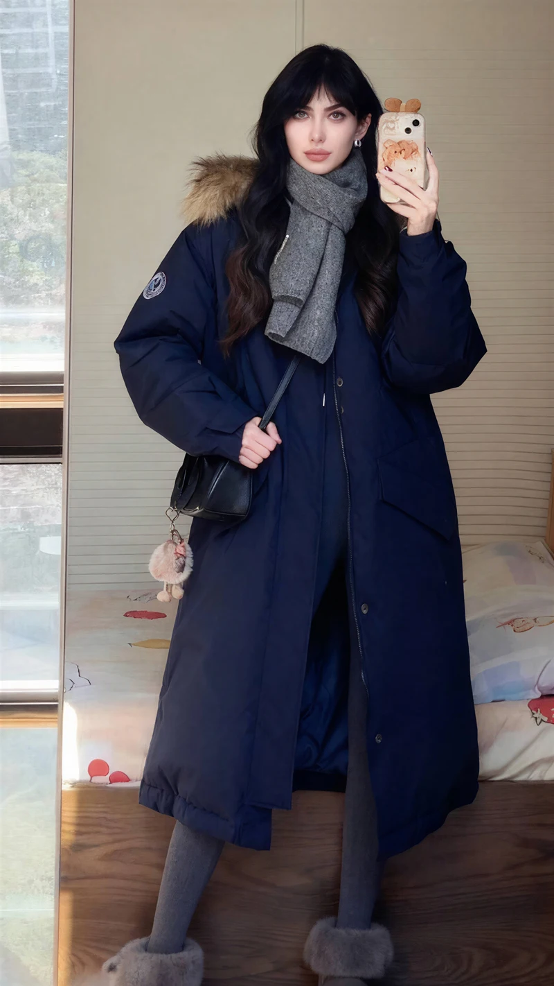 

Женские парки Y2K, осенняя модальная подкладка с ромбовидным узором, диагональная подкладка на пуговицах, униформа, привлекательная классическая молодежная вертикальная миди