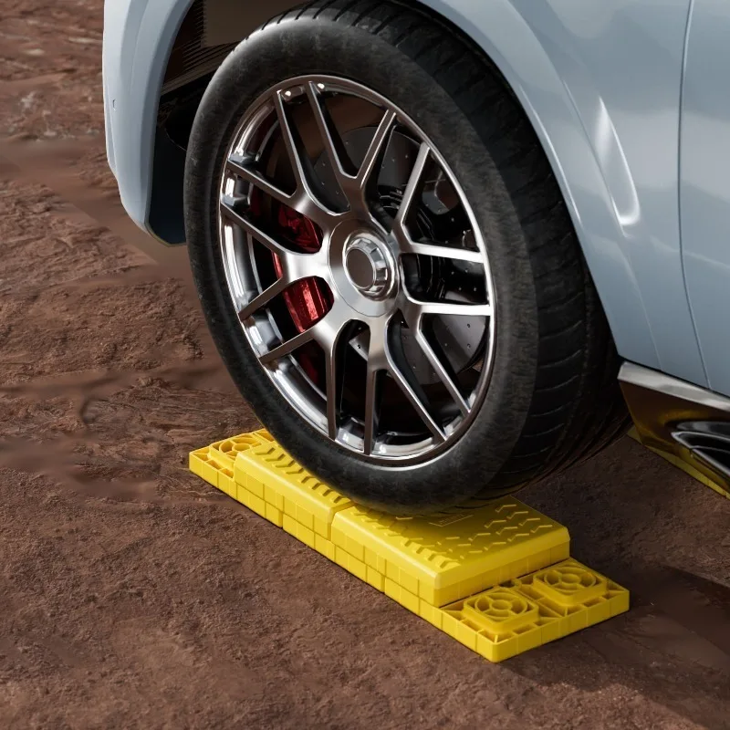 Stackable RV Leveling Blocks Spliced Trailer Level Pad with Carry Bag Camping Travel Vehicle Stabilizing Support Blocks