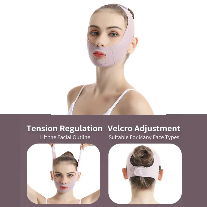 Double Chin Face Mask Facial Thin Face Mask Slimming Bandage Skin Care Belt Shape Lift Beauty Face Thining Slimmer for Men Women