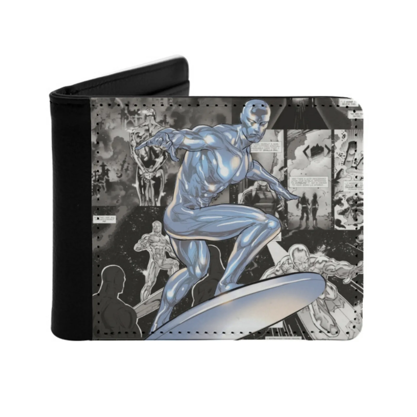 Short Men's Wallets Credit Card Holder Retro Wallet Male Pu Leather Wallet Comics X Men Comics Poser Mr Fantastic Mr