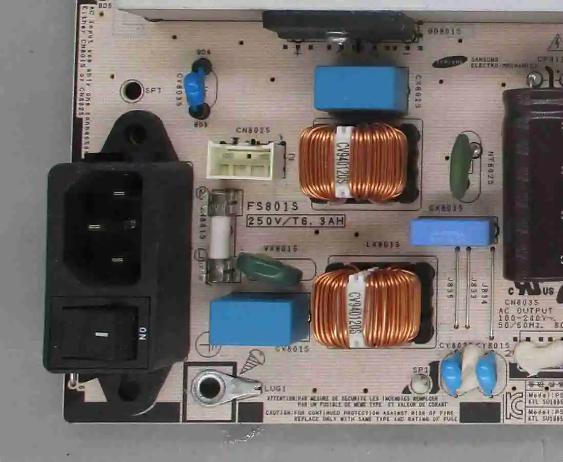 Smontare per scheda di alimentazione Samsung Lh46arplbc / Xf Bn44-00309d