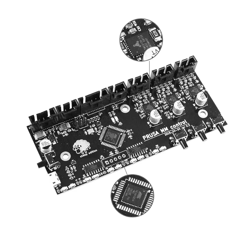 

MMU3/MMU2 Control Board Prusa I3 MK3 MK3S MK3S+ Multi Material 2.0 Upgrade MMU2S Mainboard Compatible with MMU2S MMU3