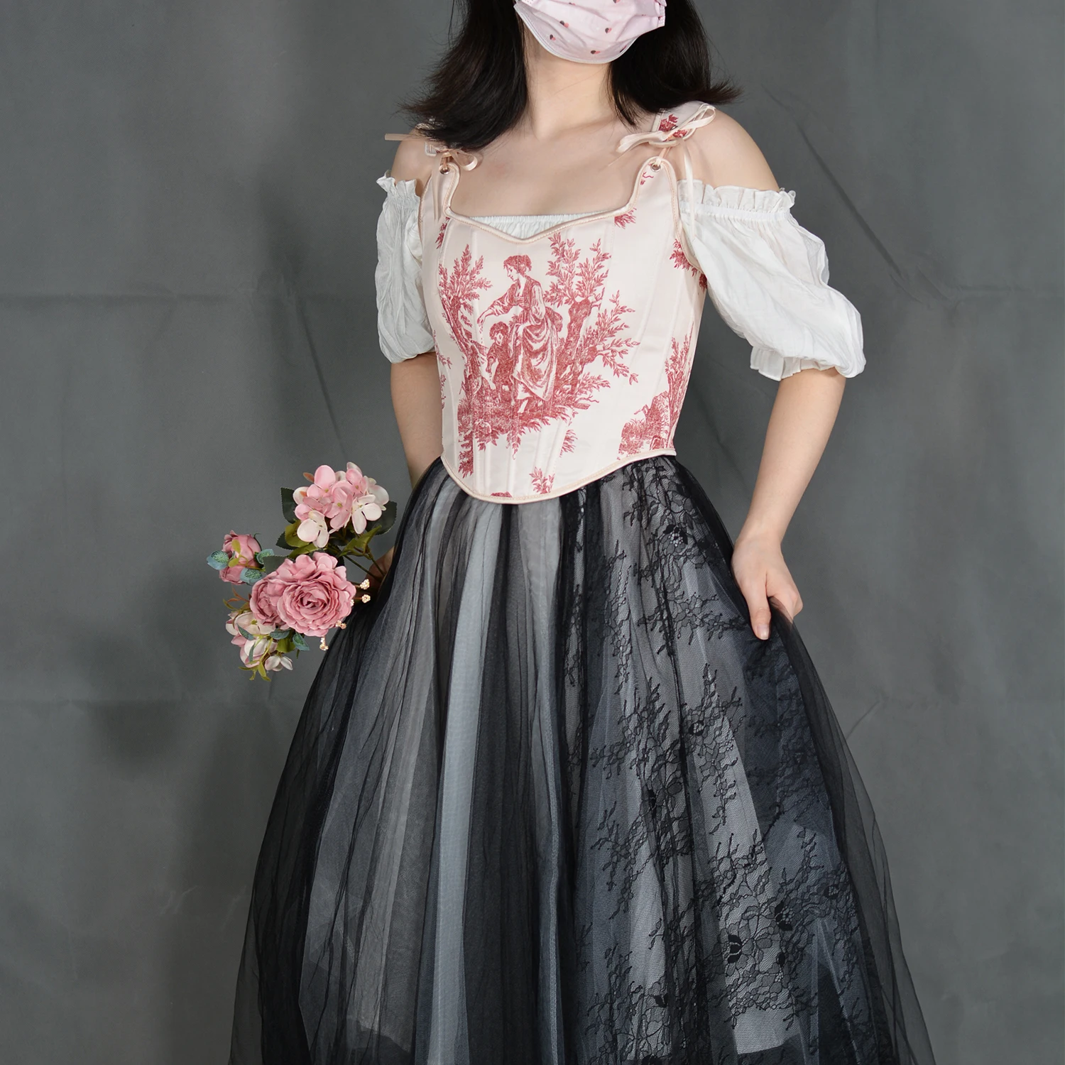 

Винтажные розовые корсеты Overbust, топ для похудения, бюстье Victoria на шнуровке, готический черный сексуальный жилет без рукавов, элегантный женский корсет