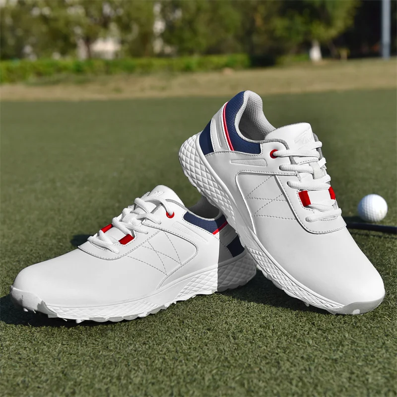 Luxury Golf Shoes Lightweight Walking Footwears for Golfers Non Slip Male Sports Shoes Damping