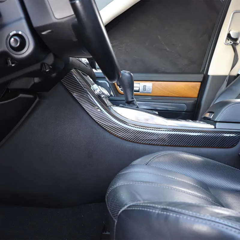 

For Land Rover Range Rover Sport 2010-2013 ABS Car Center Control Side Strips Trim Frame Stickers Decoration Cover Accessories