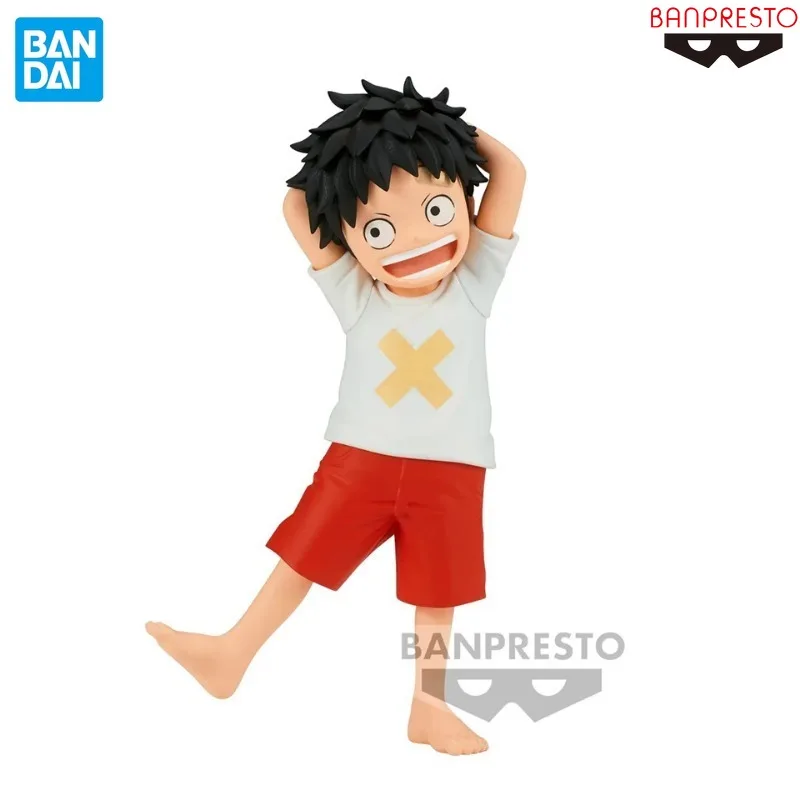 

BANDAI Original Genuine Banpresto One Piece Anime Figures DXF RED 12cm Luffy Figures Collection Model Toy for Children Gifts