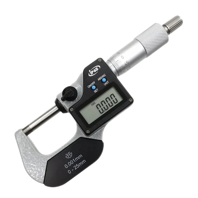 

0-25mm 0.001mm IP65 Waterproof and Oil Proof Electronic Micrometer Outer Diameter Measuring & Gauging