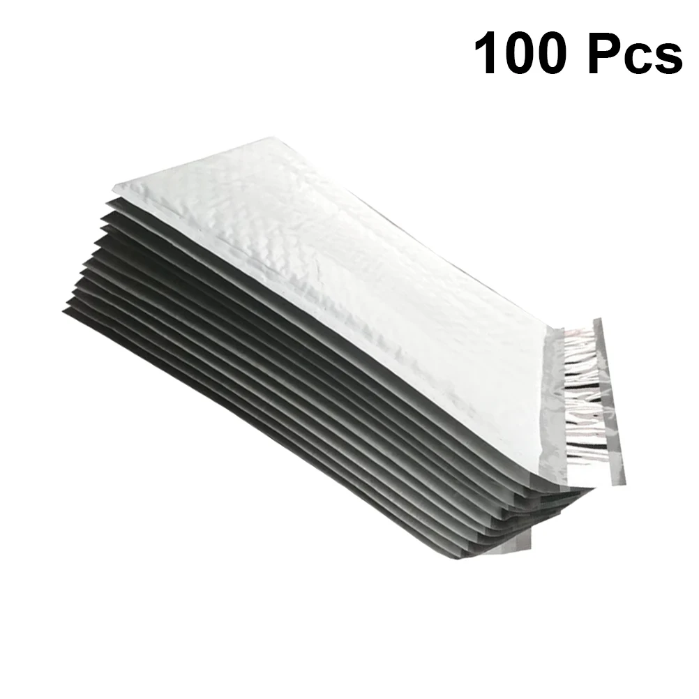 

100Pcs Waterproof Padded Bubble Bags Shockproof Self Sealing Mailing Envelopes For Office School Home