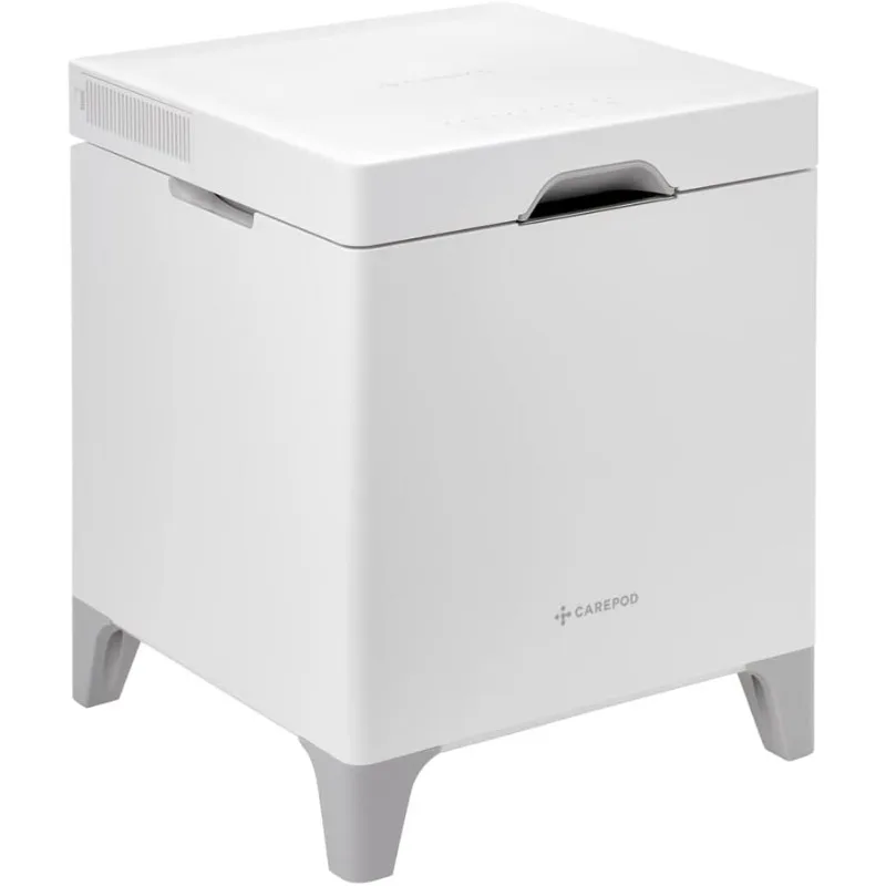 Carepod Cube X50 Stainless Steel Ultrasonic Hybrid Cool and Warm Mist Humidifier, Whisper-Quiet Easy Clean