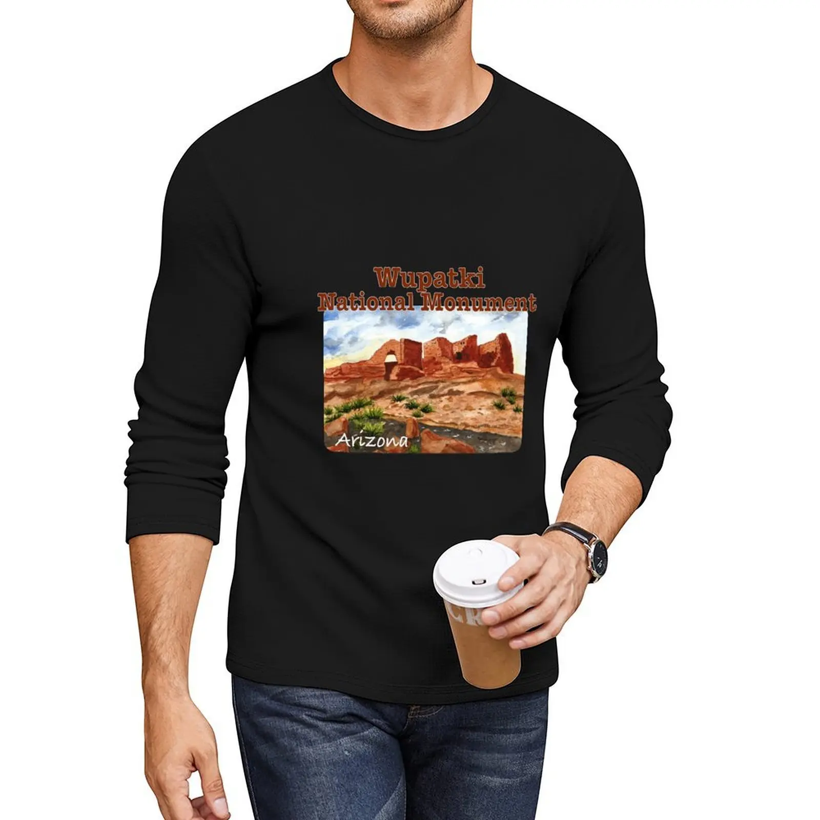 

Wupatki National Monument, Arizona Long T-Shirt tees anime sweat shirt t shirts men