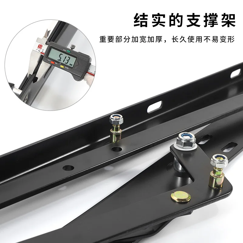 Balanced Pneumatic Rod Bracket, Furniture Hardware Translation Row Skeleton Support, Hydraulic Buffer, Lift for High Box Bed