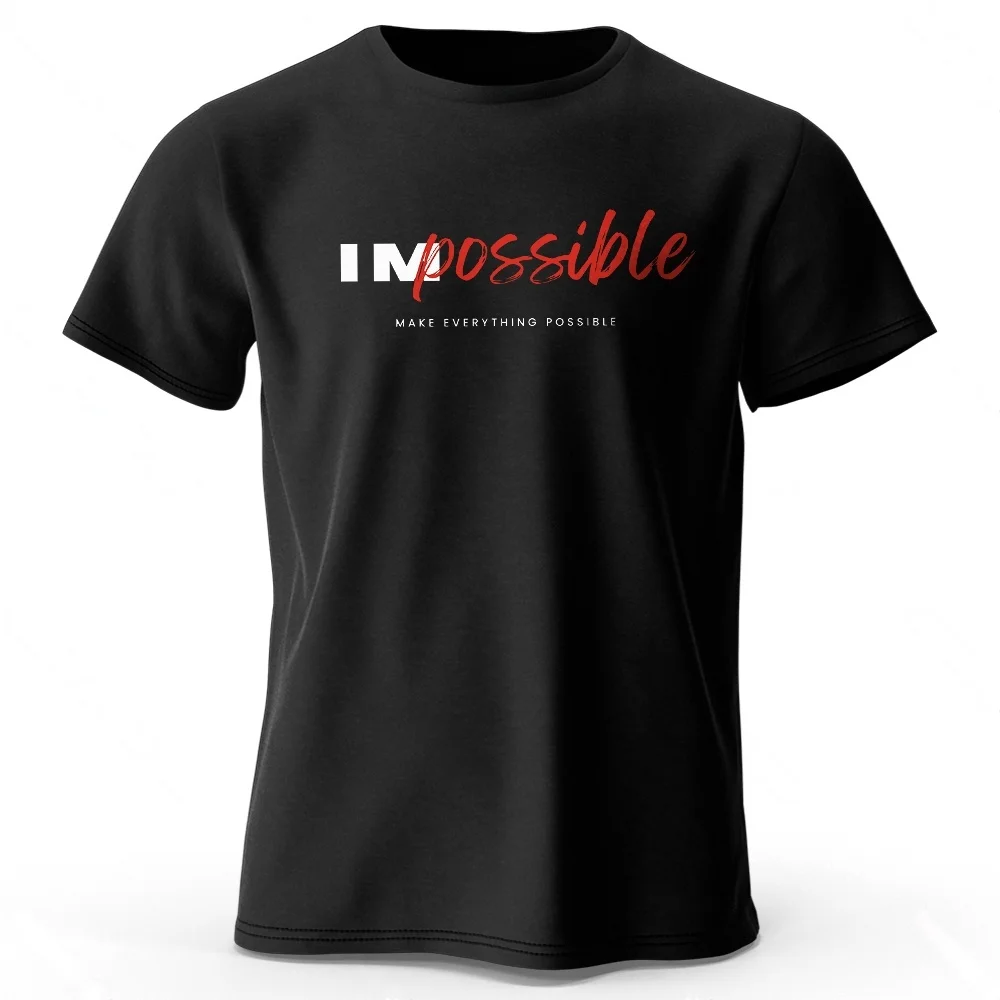 

Short-sleeve T-shirt for Men and Women 100% Cotton Breathable Simple Printed Casual Sportswear Summer