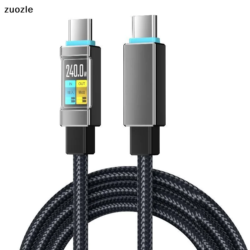 exquisitePD 240W USB Type C Cable Fast Charging Phone Charger Data Cord For  USB C To USB C Quick Charge Wire