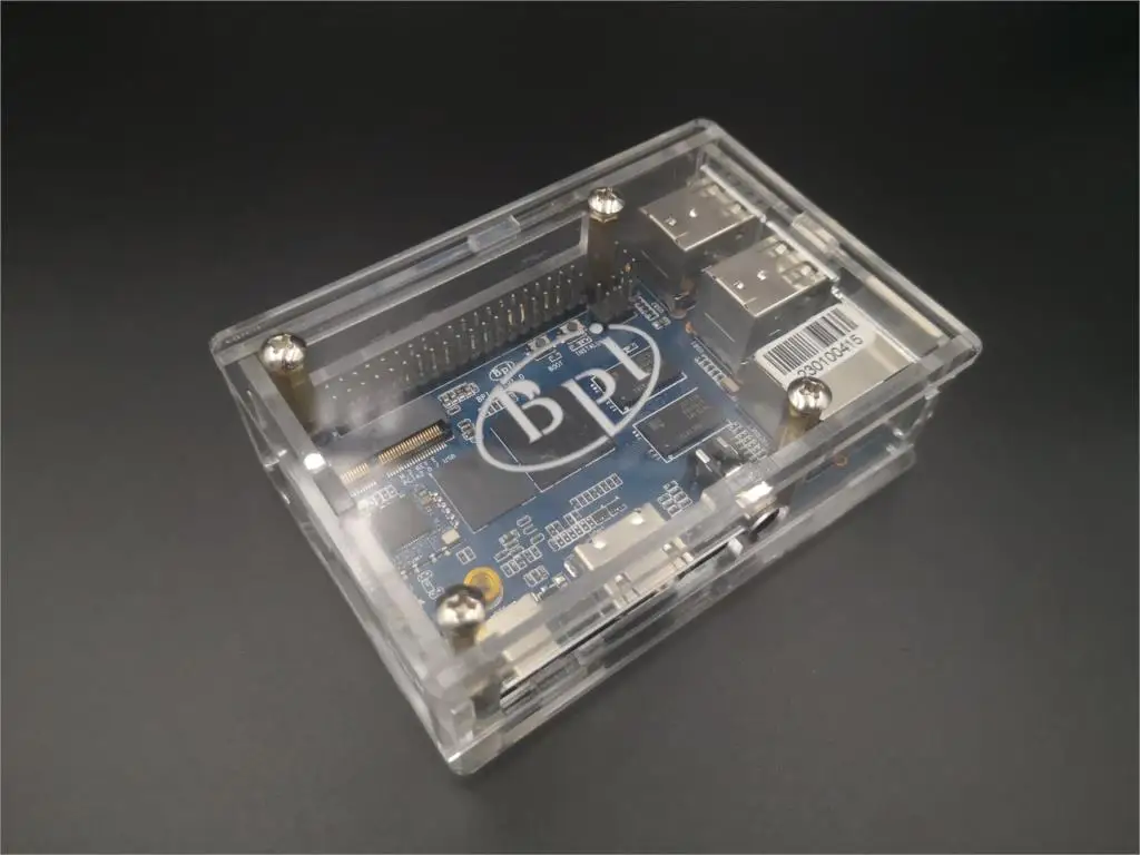 

BPI M5 BPI M4 Акриловый чехол Banana Pi Board Хорошее качество Акриловый прозрачный чехол