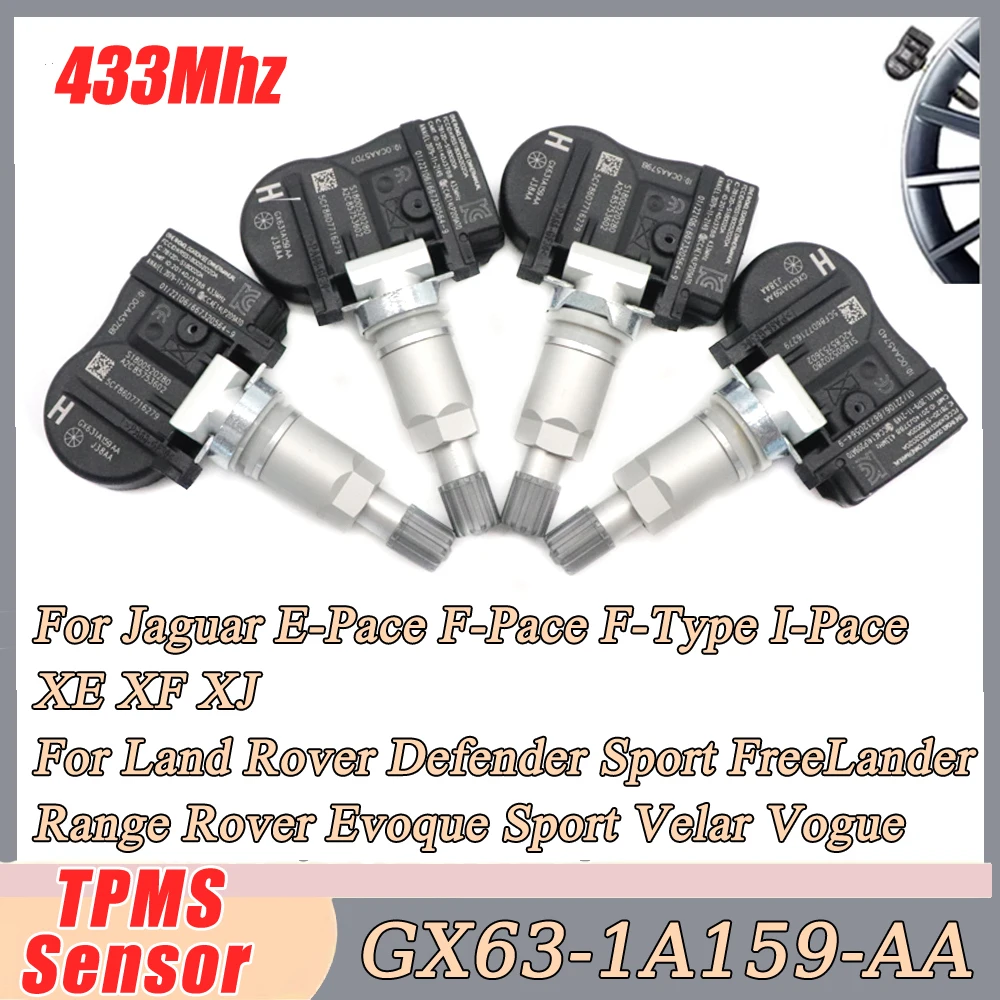 

Автомобильный датчик давления в шинах TPMS для Jaguar E-Pace F-Pace XE XF F-Type Land Rover Range Rover Defender Discovery FreeLander