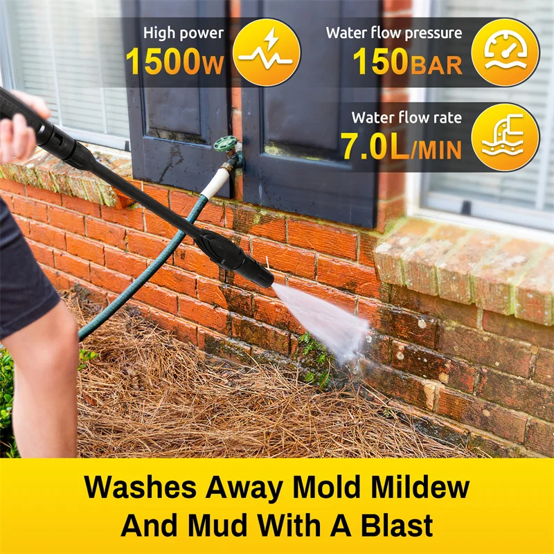 1500W High Pressure Cleaner Washers Car Washers Garden Washing Cleaning Tools For Karcher Water Gun Garden Watering Gun