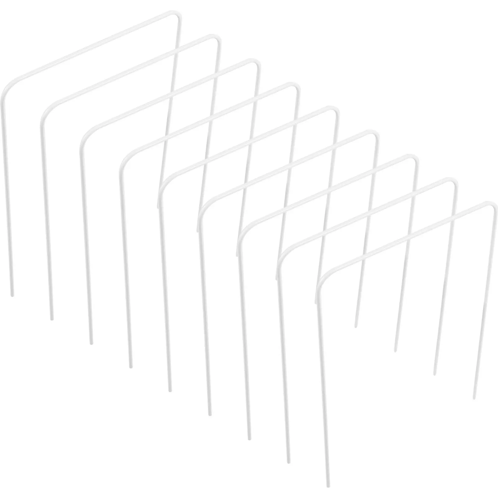 

9Pcs Croquet Wickets Square Iron Wire Heavy Duty Replacement Set Outdoor Croquet Accessories Square Wickets