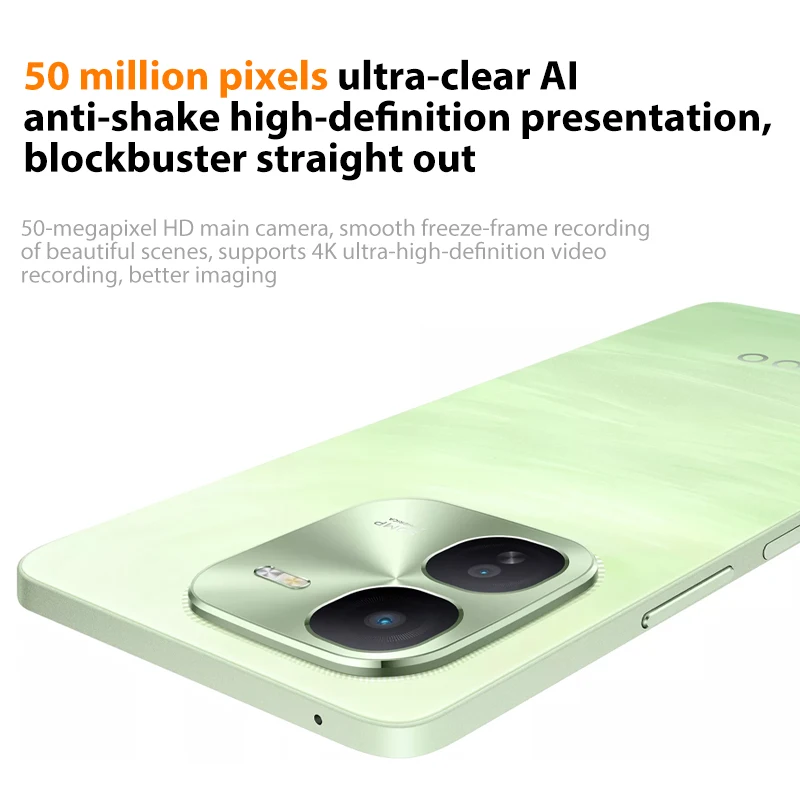 Original IQOO Z9X 5G โทรศัพท์มือถือ 50MP Dual กล้อง 6.72 120Hz หน้าจอ LCD Snapdragon 6 Gen1 6000mAh แบตเตอรี่ 44W Fast Charger