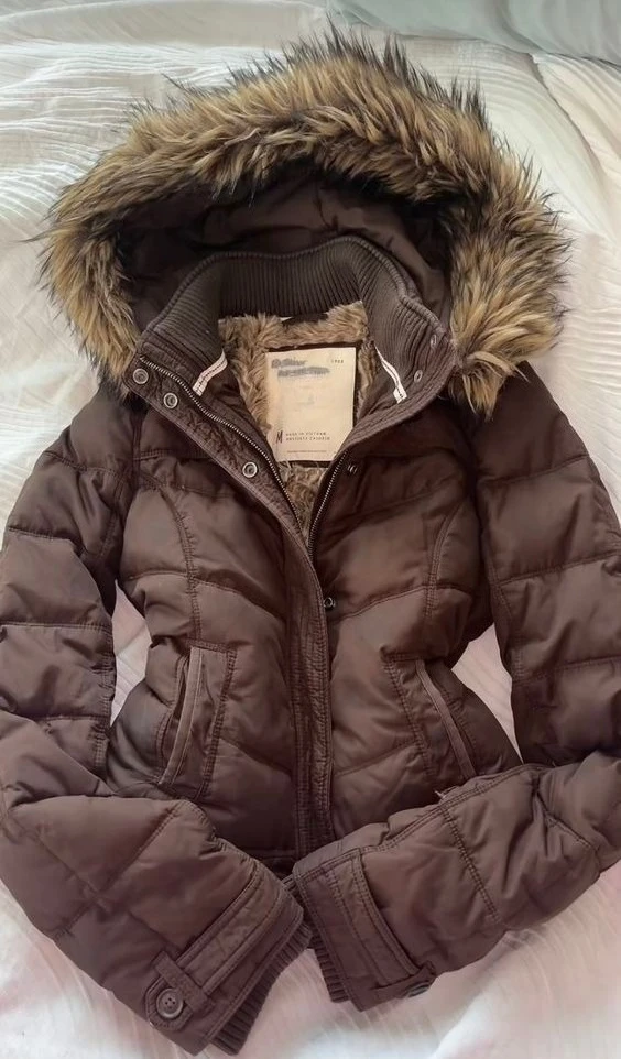 Retro nadrozměrná bunda, zimní teplá lyžařská, větruodolná, nepromokavá, oblečení, bunda Y2K pro ženy, slim fit, plyšová podšívka - náhled 2