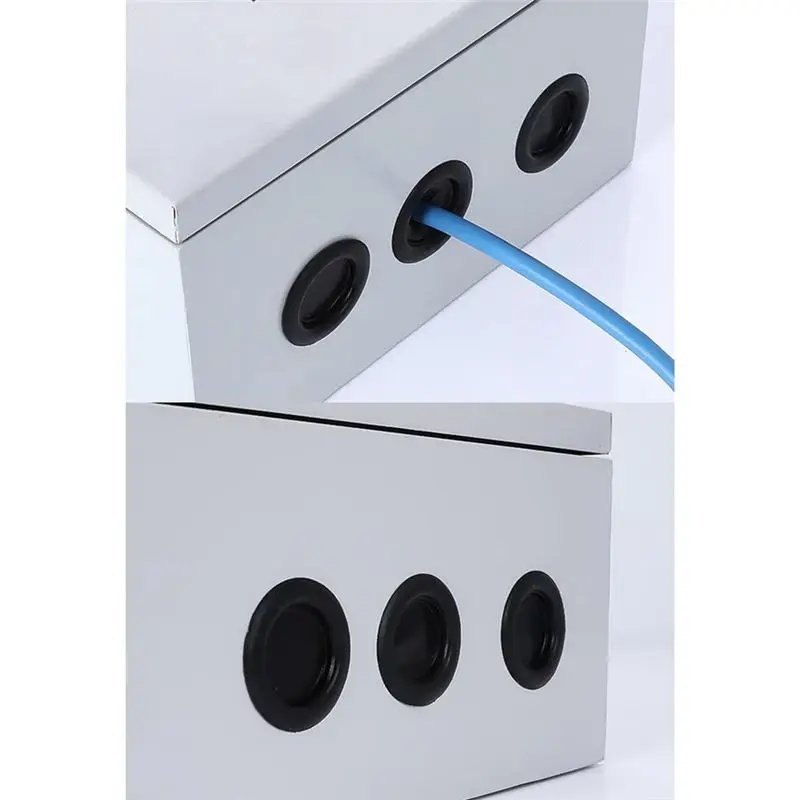 B50C 188 Pieces Closed Rubber Grommet Firewall Solid Closed Hole Plug Assortment Kit For Wire Electrical Appliance Plumbing