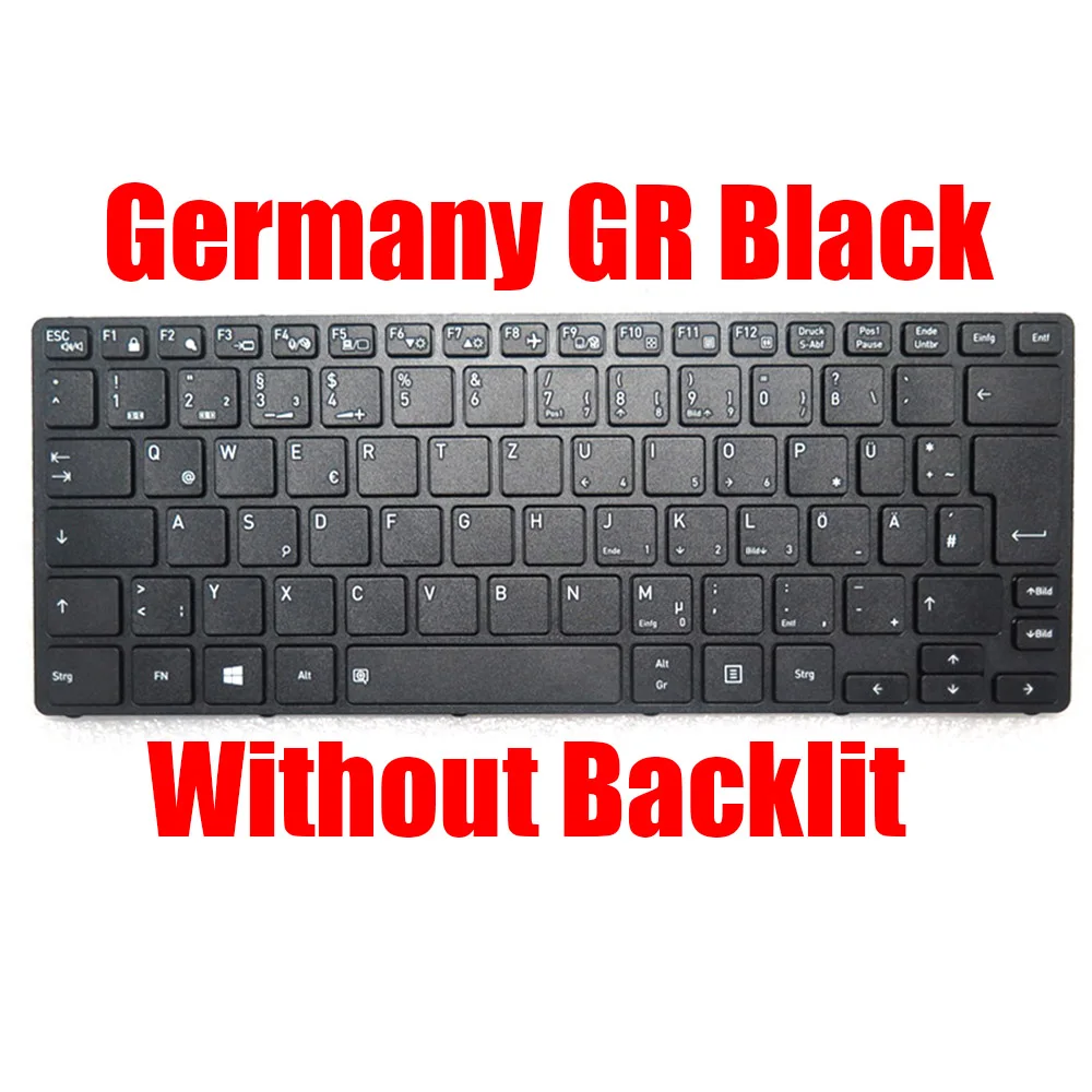 GR IT Laptop Keyboard For Dynabook For Tecra A40-G Germany Italy Black New