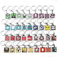 Rainbow 6 Six Seige Enamel Keychain Game Peripheral SLEDGE BANDIT VIGIL JAGER FROST Sledge BUCK Operator Logo Toy Gifts for Fans