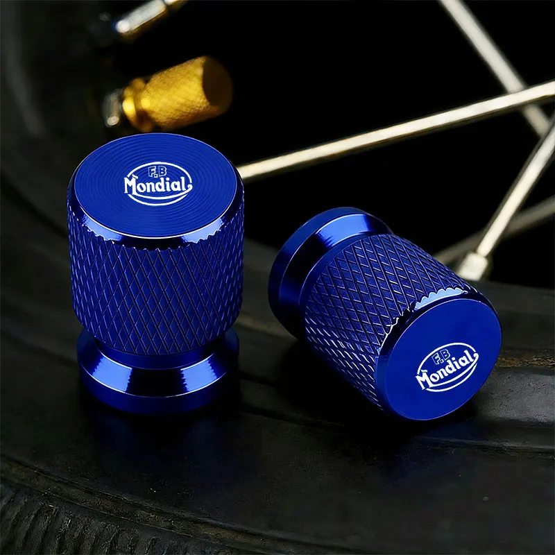 

For FB Mondial Flat Track 125 HPS 250 Hipster HPS 300 Pagani 1948 Sport Classic SMT SMX 125 Motorcycle CNC Wheel Tire Valve Cap