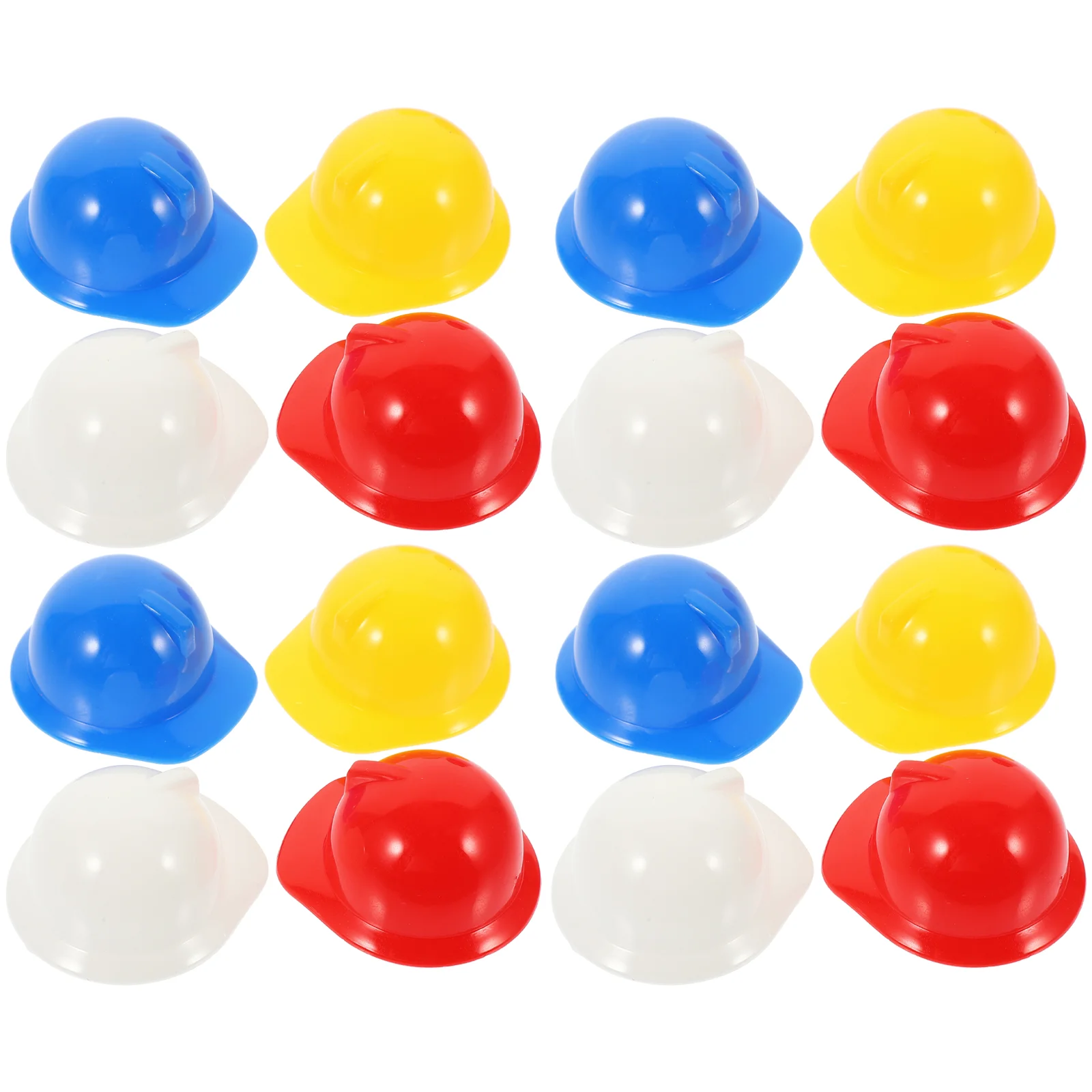 

40 Pcs Caps Mini Construction Hat Guinea Pig Accessories Safety Decor Bottle Pet