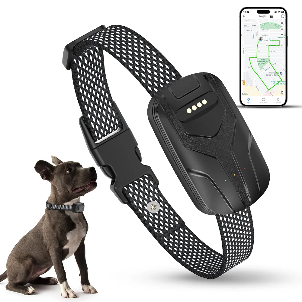 Pets GPS Tracker Real Time Postion Dog Movement Recoard Anti-lost Locator Compatiable For Android Iphone Device