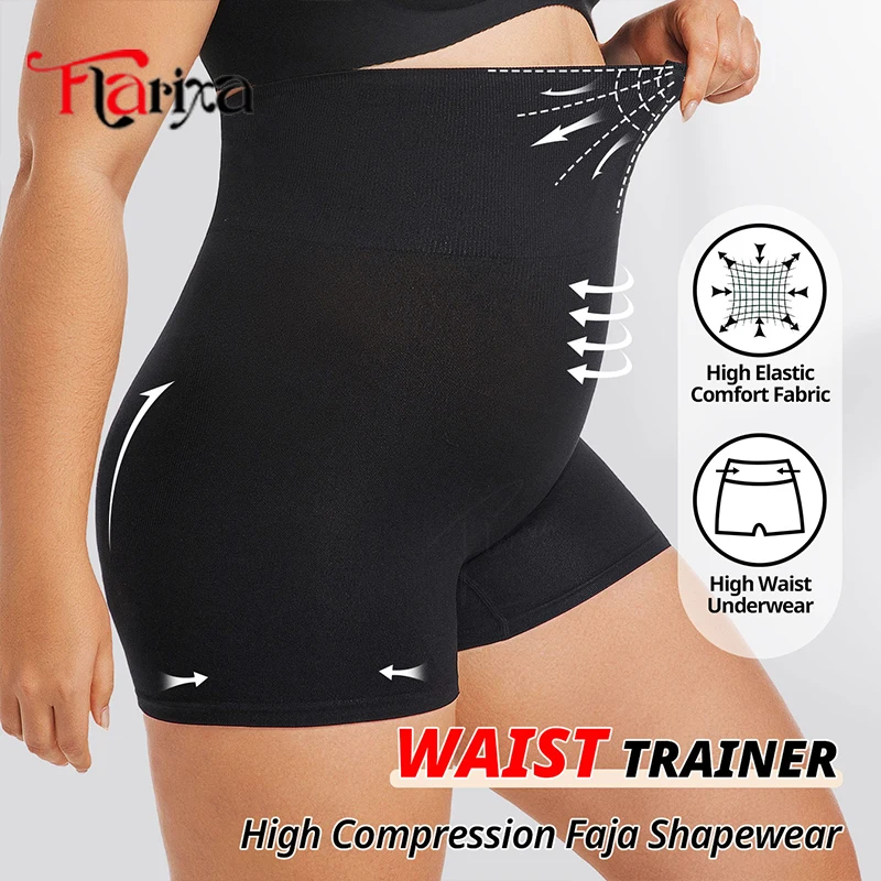 Flarixa حجم كبير البطن المشكل سراويل السنانير مدرب خصر السراويل عالية الخصر البطن التحكم بعقب رفع شكل الجوارب رفع