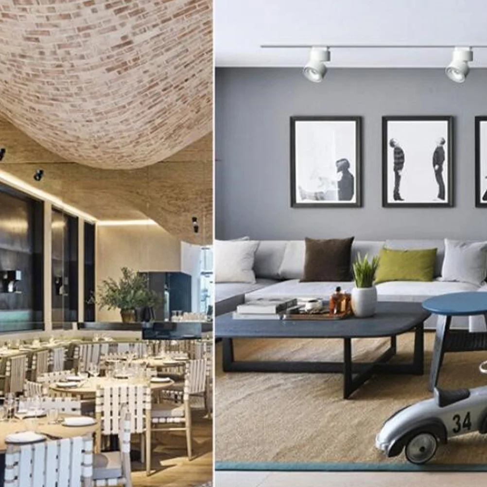 

7W 6500K White Led Downlight Adjustable Ceiling Spotlights For Home Hotels Restaurants Showcase Durable Lamp Thickened Radiator