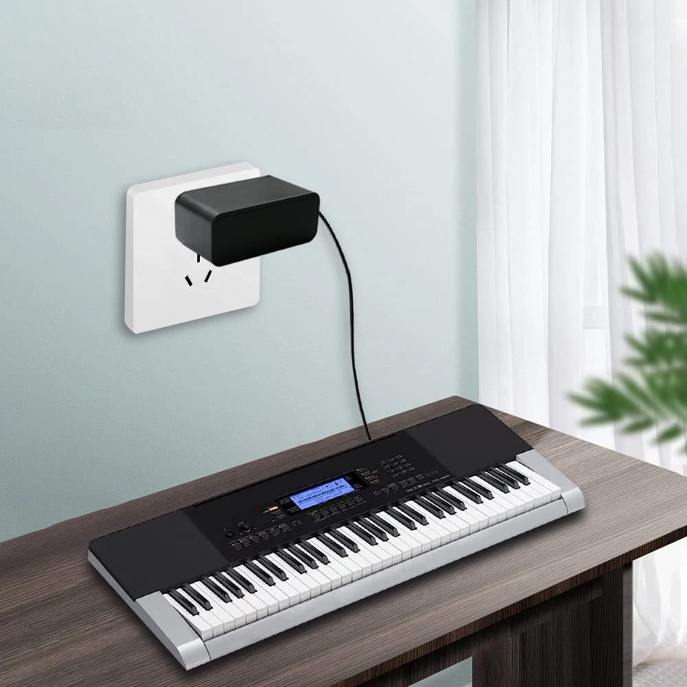 9.5 فولت 1A امدادات الطاقة محول ل كاسيو البيانو لوحة المفاتيح ل ADE95100LU/B SA-46 SA76 SA-47 SA-77 SA-78 CTK-2080