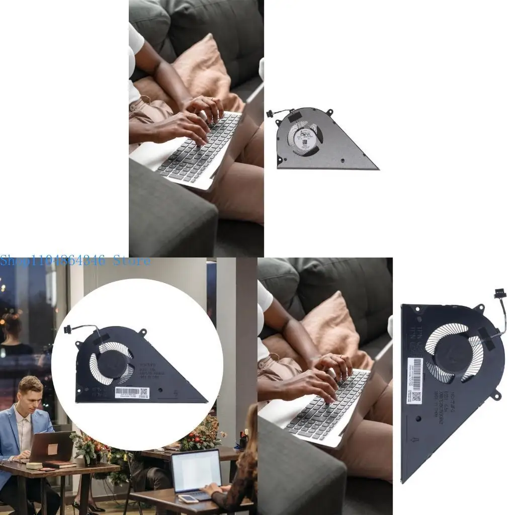 

5ASD CPU Охлаждающий вентилятор ноутбука для Pavilion 15-EG 15-EH UMA 5V 2,5 Вт 4PIN