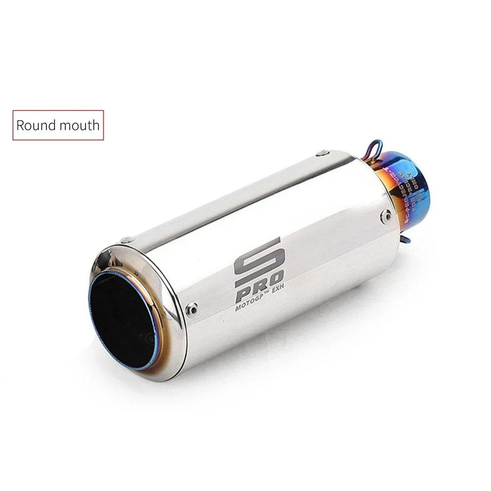 51 مللي متر/61 مللي متر عالمي ، تعديل SC السلس النهاية دراجة نارية خمار ماسورة العادم أنبوب الهروب انفصال DB القاتل الفولاذ المقاوم للصدأ