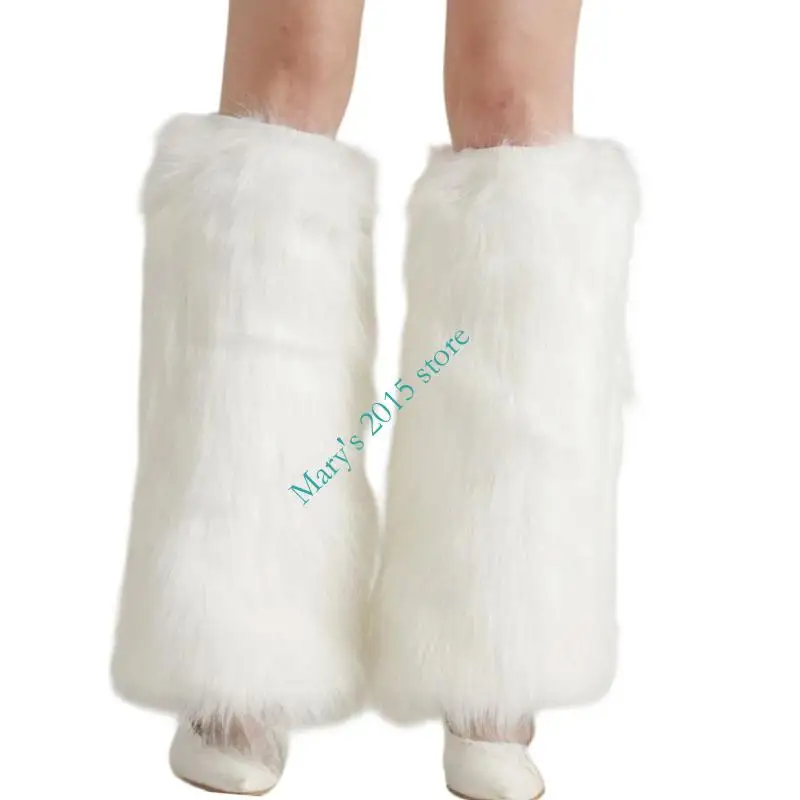 E15F Protezioni per le gambe per eventi festivi Scaldamuscoli natalizi per donne Oggetti scena per festival