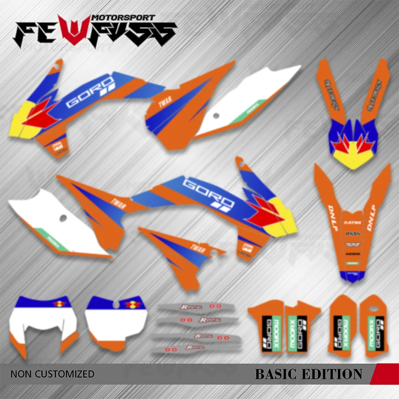 

Fewfuss Motorcross Decal Stickers For KTM EXC XCW XCF-W 2014 2015 2016 125 250 350 450 SX SXF 2013 2014 2015