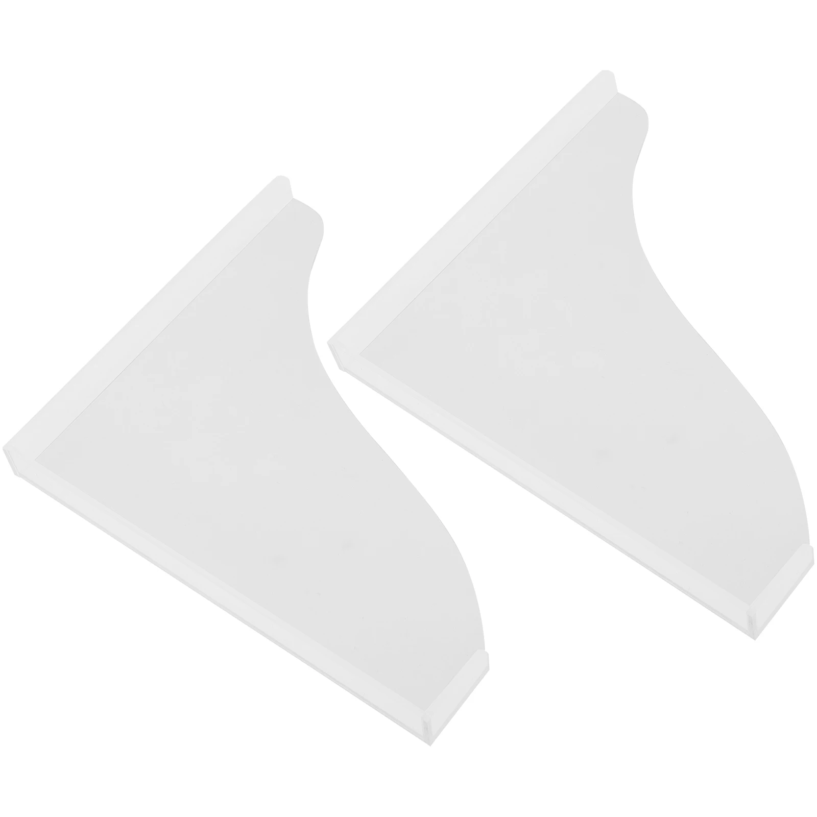 

1 Set Shower Splashing Guard Acrylic Water Guards Bathtub Guards Adhesive Tape Clear Corner Barrier Bathroom Bathtub Guard Edge
