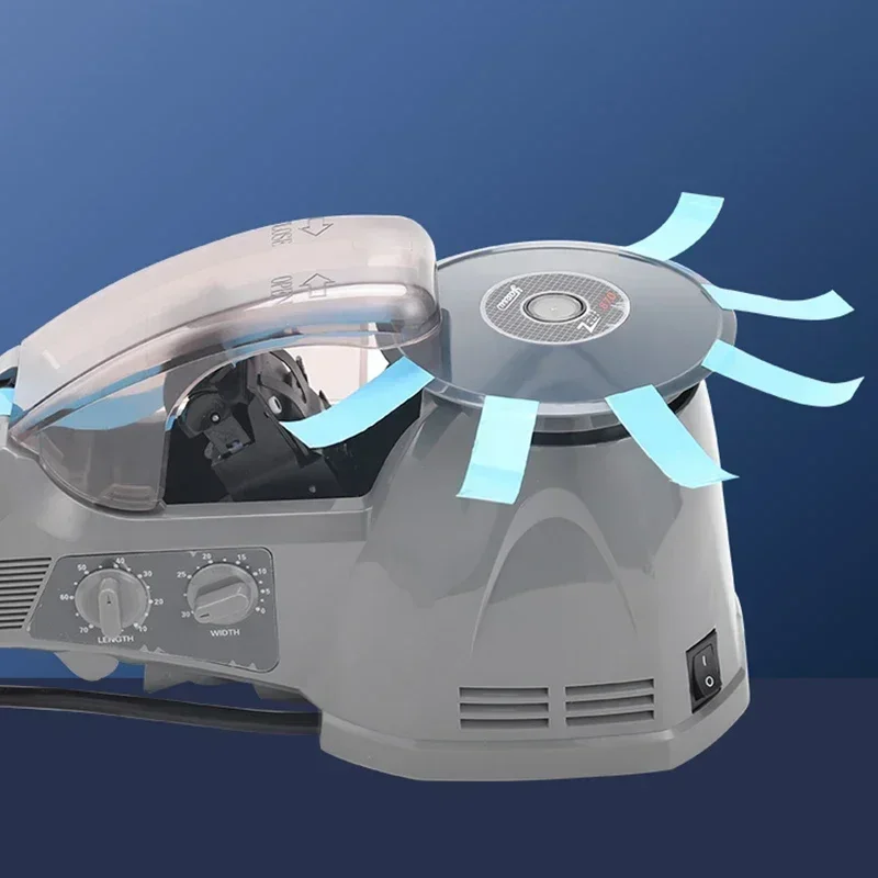 ممتاز أعلى جودةZCUT-870 موزع الشريط الدائري الكهربائية التعبئة الشريط القاطع 110-220 فولت 25 واط