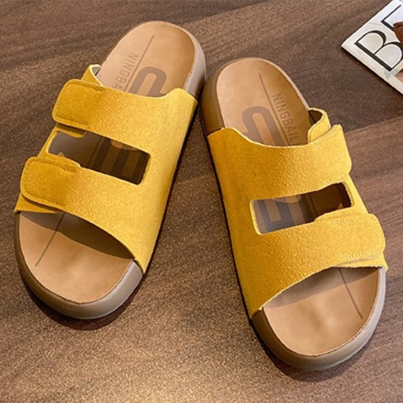 

Женские уличные тапочки 2022. Роскошные дизайнерские пляжные сандалии. Новые летние нескользящие тапочки на платформе с мягкой подошвой. Босоножки Женночи.