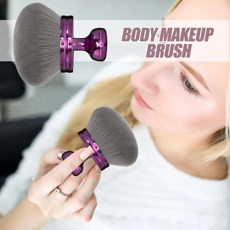 Large Makeup Brush Portable Body Makeup Brush For Self Tanner Self Tanning Blend Brush for Face Feet Hands Back Coverage Tanning
