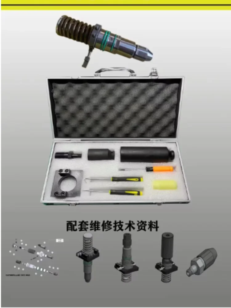 Diesel Injector Nozzle MUI Disassembly Tool Unit Injector Opening Pressure Adaptor Repair Kits for CAT 3500