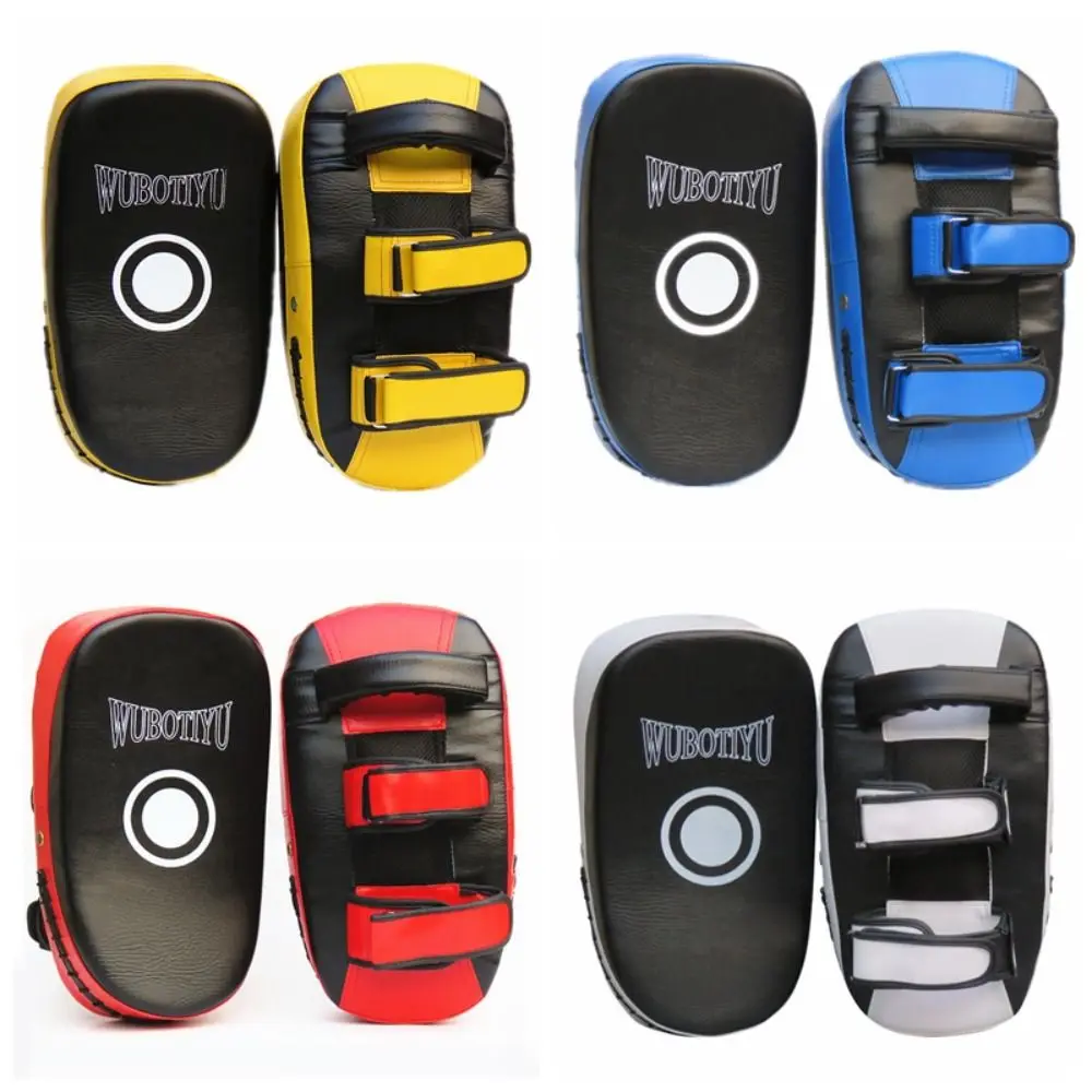 Sand Bag Boxing Mitts PU Leather Focus Punch Boxing Training Target Safety Foot Target Taekwondo Kick Pad Fitness Equipment