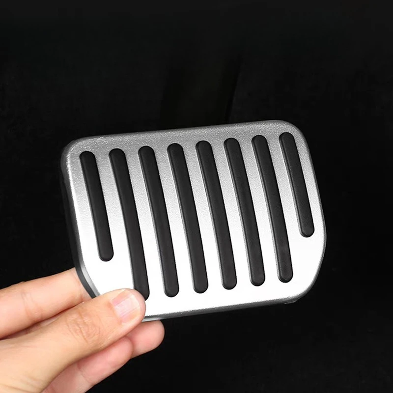 Edelstahl Anti-Rutsch Pedalabdeckungen für Tesla Model 3 Highland & Model Y Juniper 2024-2026 Rutschfeste Brems- & Gaspedalabdeckung – Detail 3