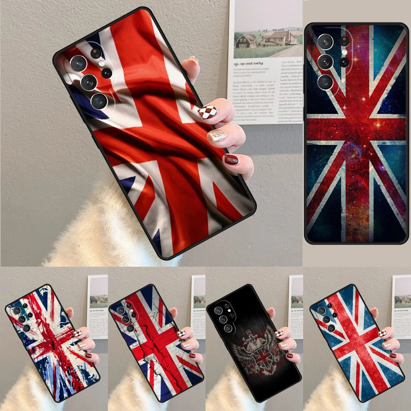 Phone Cases Uk Samsung - เคสโทรศัพท์ลายธงชาติสหราชอาณาจักร สำหรับ Samsung Galaxy S24 S25