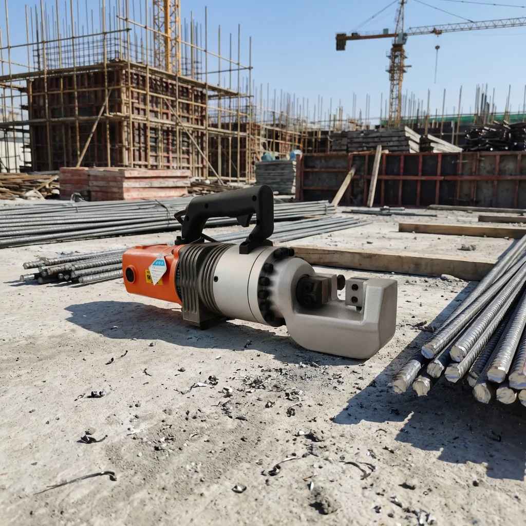 Portable  Engine Rebar Cutter Wheel Type Steel Bar Cutting Machine for Remote Site
